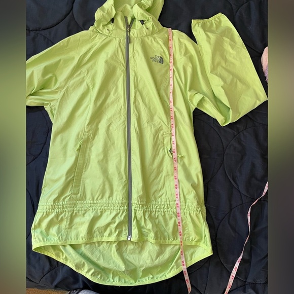 The North Face WindWall Lime Green Hoodie Jacket Women’s M - Picture 5 of 11